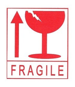 易碎品标签 / FRAGILE 贴纸 (45张)