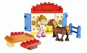 MEGABLOKS BLOK TOWN 小马马厩玩具 - 361 (2个装)