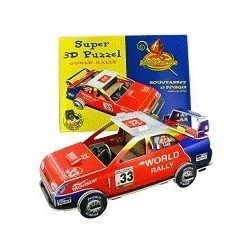 超级3D立体拼图 "WORLD RALLY" 拉力赛车 (6个)