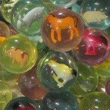 动物内饰弹力球 4.5厘米 (50个装)