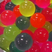 鲜艳色彩高弹跳力弹力球 3.5厘米 (100个装)