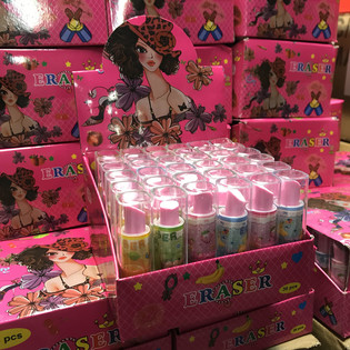 口红造型口香糖展示盒装 (36个)