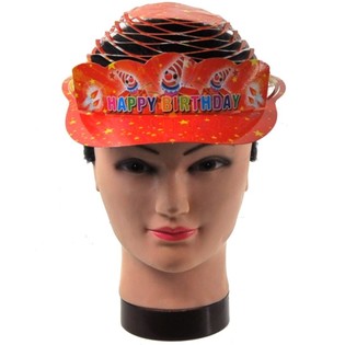 6个袋装生日螺旋派对帽 (6个装)