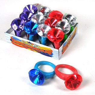 大号Bling Bling闪光戒指手链 (12个装)