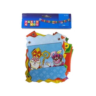 荷兰圣尼古拉斯节拉花彩带 160 cm (6件装) - Sinterklaas 派对装饰