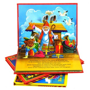 圣尼古拉斯 (SINTERKLAAS) 弹出式立体小书 (12本)