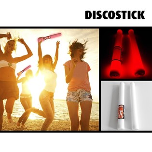 LED 泡沫发光栒 - 单色 - 红色 - 38.5 CM (19支装)