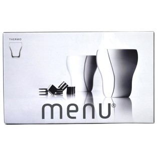 MENU - BLACK CONTOUR 中号保温杯 320 毫升＂2 件套