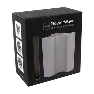 D-ZN - FLOWERWAVE 艺术花瓶 - 白色 (1件)