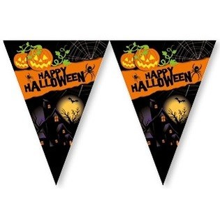 Happy Halloween 万圣节三角拉旗 - 2.3米 (6件)