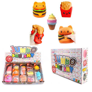 JUMBO Squishies 展示盒装 (12件) - 带香气减压玩具