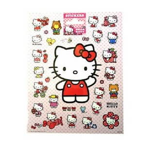 大号 Hello Kitty 贴纸单页, 20x16 厘米 (10张)