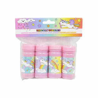 独角兽吹泡泡液 50ML (4个装)