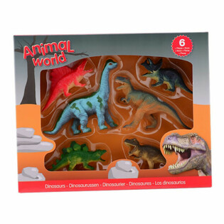 ANIMAL WORLD - 恐龙玩具套装（6件套）