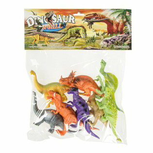 Dinosaur World：8件装大型恐龙玩偶套装