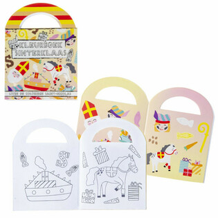圣尼古拉斯 (Sinterklaas) 小贴纸涂色本 (48本)