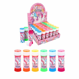 独角兽吹泡泡水 - 50ML 展示盒装 (36支)