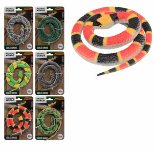 Animal World 挂卡蛇玩具 (60 cm) - 24件展示装