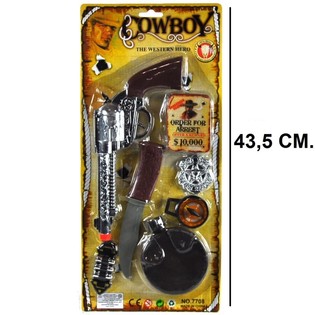 纸卡装牛仔玩具套装 - 款式 4 (6套)
