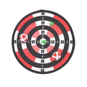 儿童粘粘球飞镖盘 (12个装)